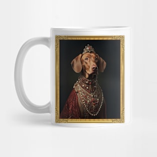 Graceful Vizsla - Medieval Hungarian Queen (Framed) Mug